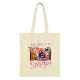 Floral Camera Tote Bag, Photographer Gift, Snap Quote Bag, Trendy Tote, Aesthetic Bag, Unique Design, Lightweight Tote, Shoulder Bag - Tawshia